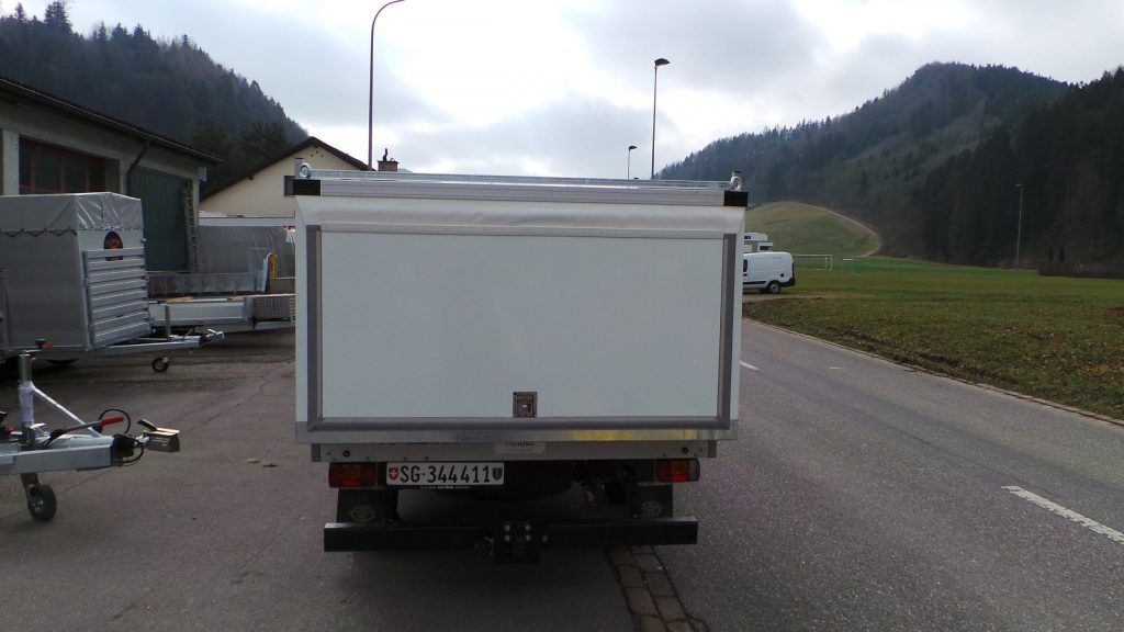 Lieferwagen-Aufbau: Pick-Up Aufbau